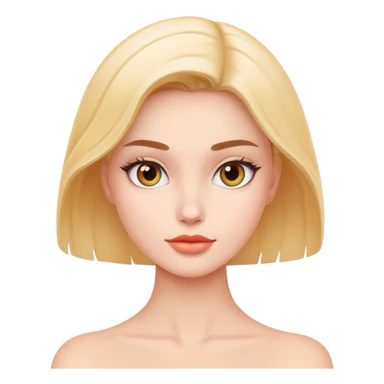 Model posing behind backdrop sticker