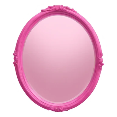 Pink mirror sticker