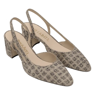 
Chanel tweed shoes, remove background sticker