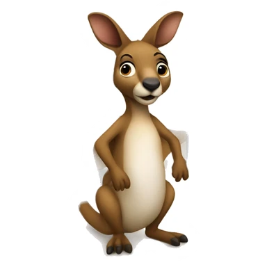 kangaroo learning classroom sticker