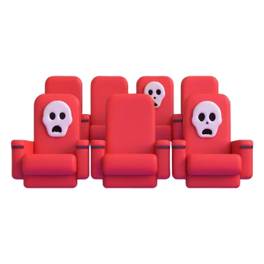 haunted cinema sticker