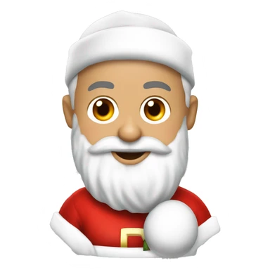 cristiano ronaldo as santa claus sticker