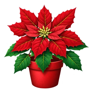 In emoji de la hermosa flor de nadidad sticker