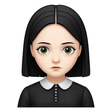 Mercredi addams  sticker