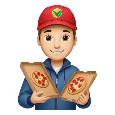 Food Delivery Guy sticker