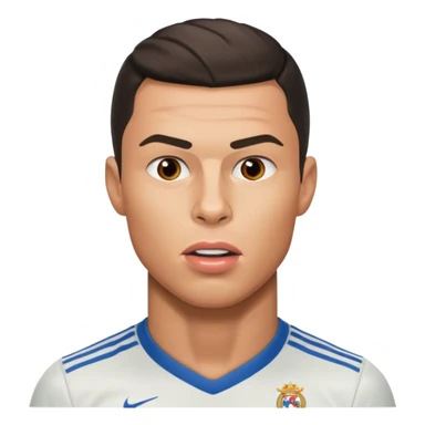 ronaldo qui se mort les lèvres  sticker