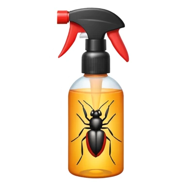 bug killing spray sticker