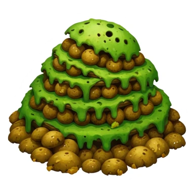 simple rotten food, no faces, no people sticker