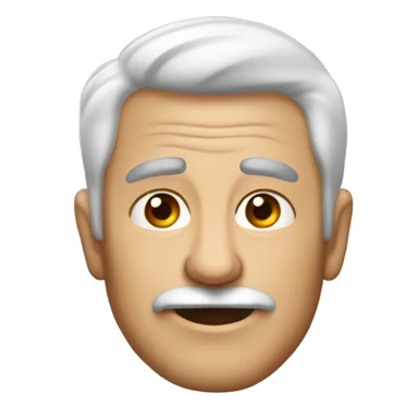 hombre de 70 años calvo y g sticker