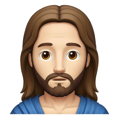 Jesus with white skin sticker