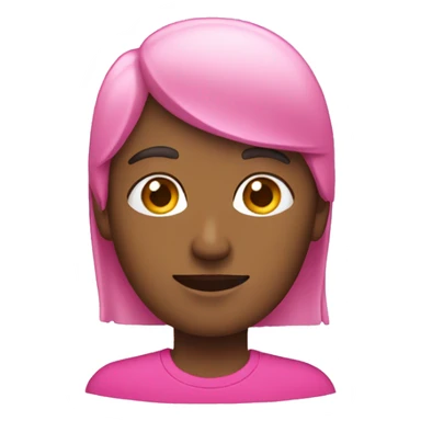 Person wearing Pink sheisty  sticker