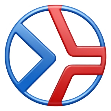 The percentage symbol is in the color of the American flag sticker