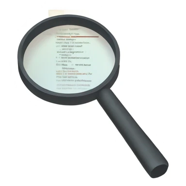 A magnifying glass hovering over a list of subscriptions with some being “unchecked.” sticker