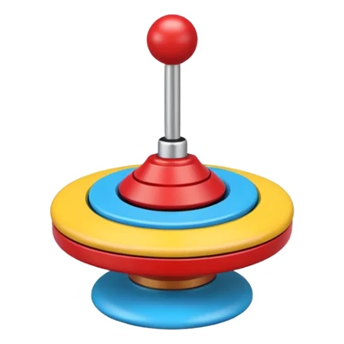 toy spinning top sticker