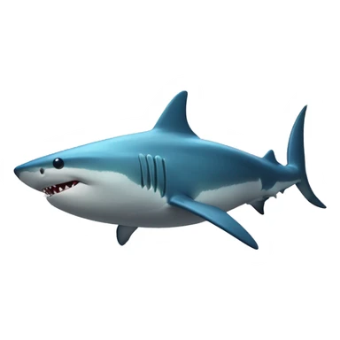 Requin qui fait un bisous sticker