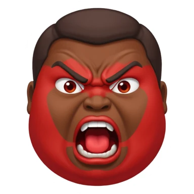 gum tsion emoji very not nice rude shouting ragebaiter fat ugly fat  sticker