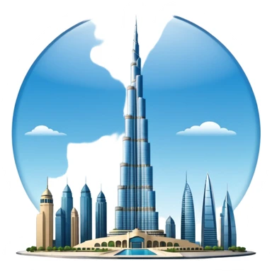 burj khalifa sticker
