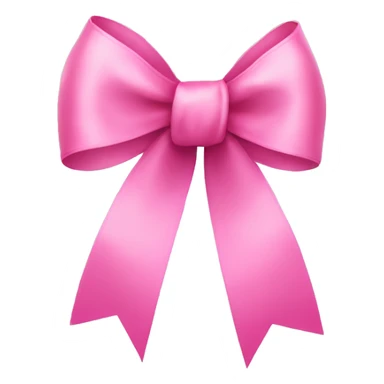 pink ribbon bow  sticker