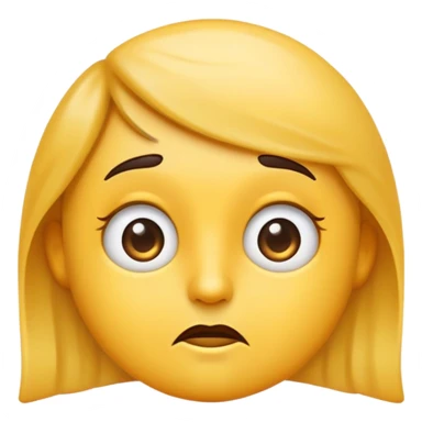 “Emoji with one eyebrow raised and upper lip slightly curled, showing a skeptical or intense expression.” sticker