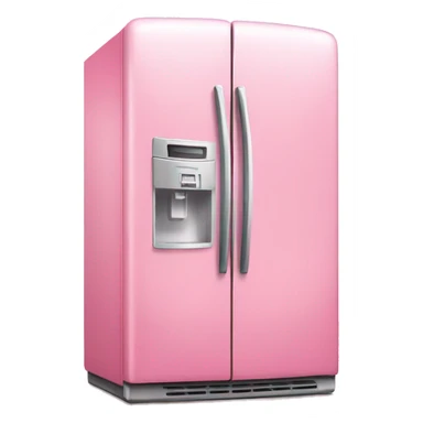 large fancy pink refrigerator sticker
