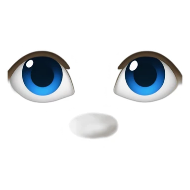 Demi visage homme et demi visage éléphant les yeux bleu sticker