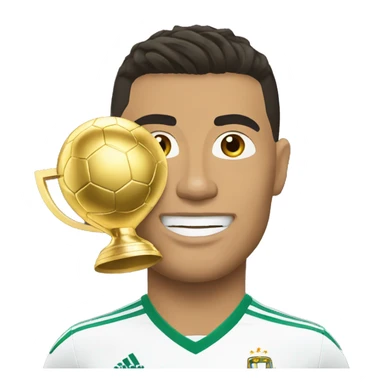 Ronaldo avec la coupe du monde  sticker