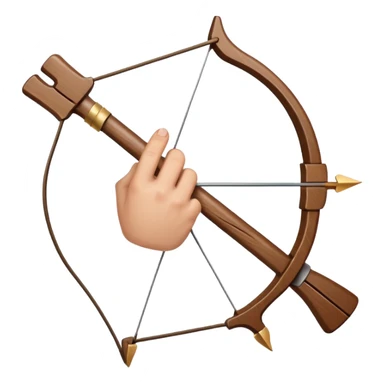 a bow with the middle finger ￼ sticker