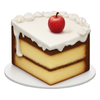 Half eaten cake  sticker