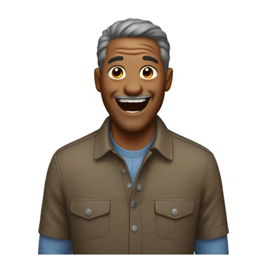 Dad Laughing out loud  sticker