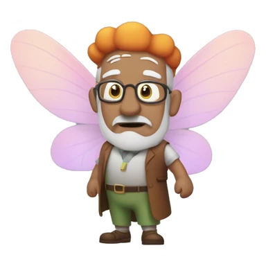 uncle grandpa fairy sticker