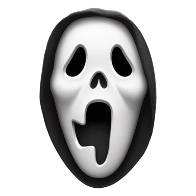 Ghostface from scream on a phone call  sticker