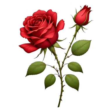 Wilted rose sticker