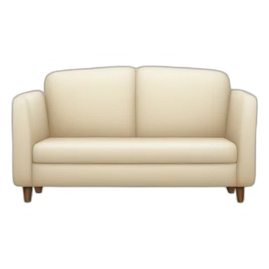 minimalist furniture with smile sticker