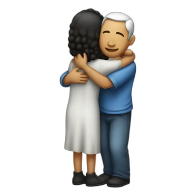 israel hugging palestine sticker