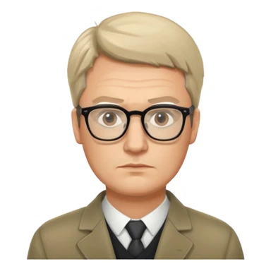 russian man journalist sticker