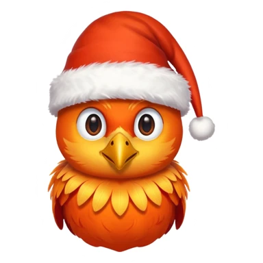 Phoenix , Christmas hat  sticker