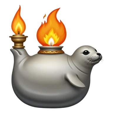 Seal oil lamp (qulliq), Inuits sticker