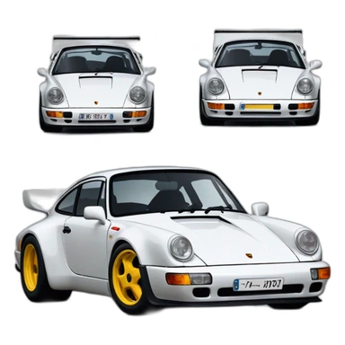 Porsche 911 GT1 type 964 sticker