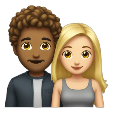 Myself and my bf sticker