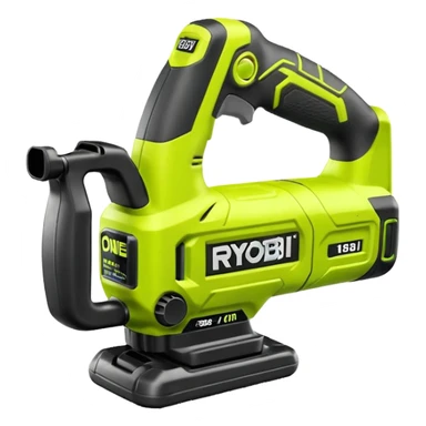 RYOBI ONE+ 18V Cordless Reciprocating saw battery emoji style sticker