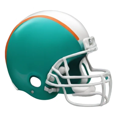 Miami dolphins helmet  sticker