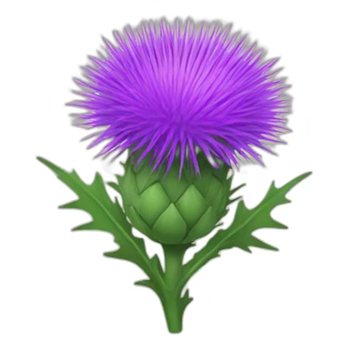 thistle sticker