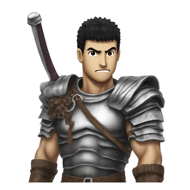 Guts from berserk sticker