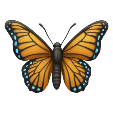a butterfly net sticker
