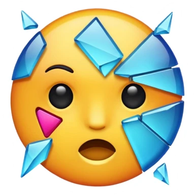 Broken emoji sticker
