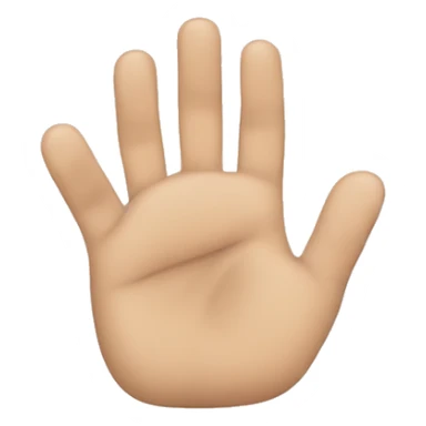 Mano dedo índice y dedo pulgar rectos; dedo meñique, anular y medio doblados sticker