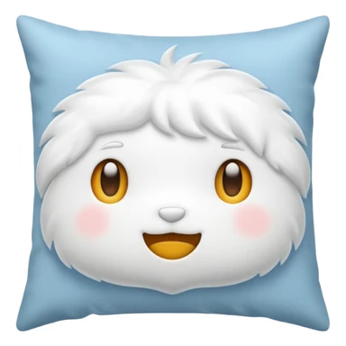 pillow without eye sticker