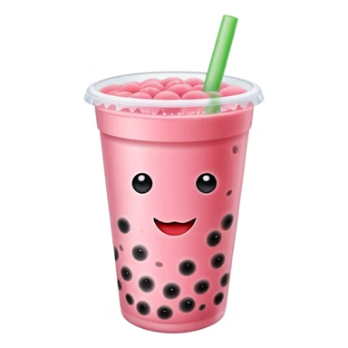 Bubble tea watermelon  sticker