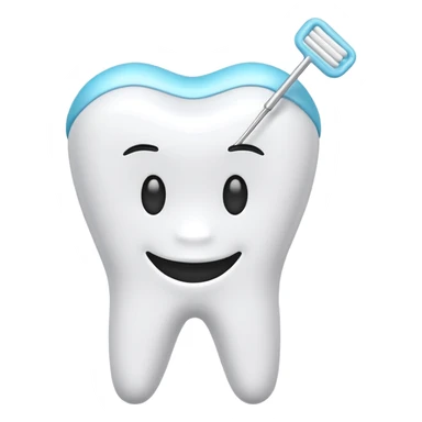 dental floss stick sticker