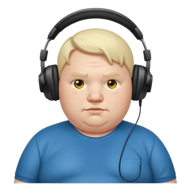 Fat lazy gamer sticker